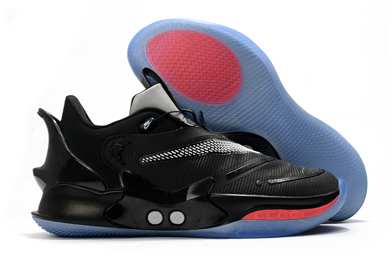 2020 Nike Adapt BB 2.0 Black Red Blue Basketball Shoes - Click Image to Close